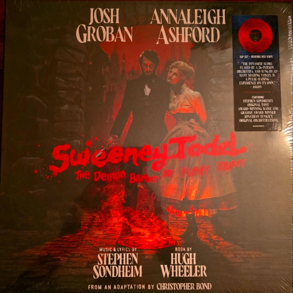 Sweeney Todd Vinyl Record - Broadway  Soundtrack